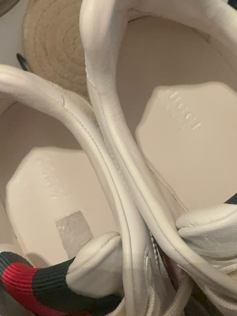 Gucci Beige Brown Re-Web Low-Top Sneaker - Picture 5 of 8